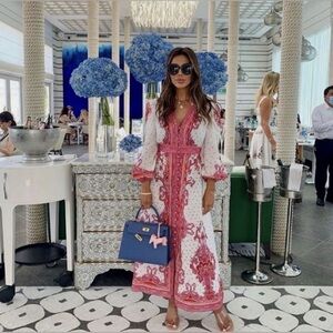 Zimmermann Bells Paisley Linen Dress SIZE 1